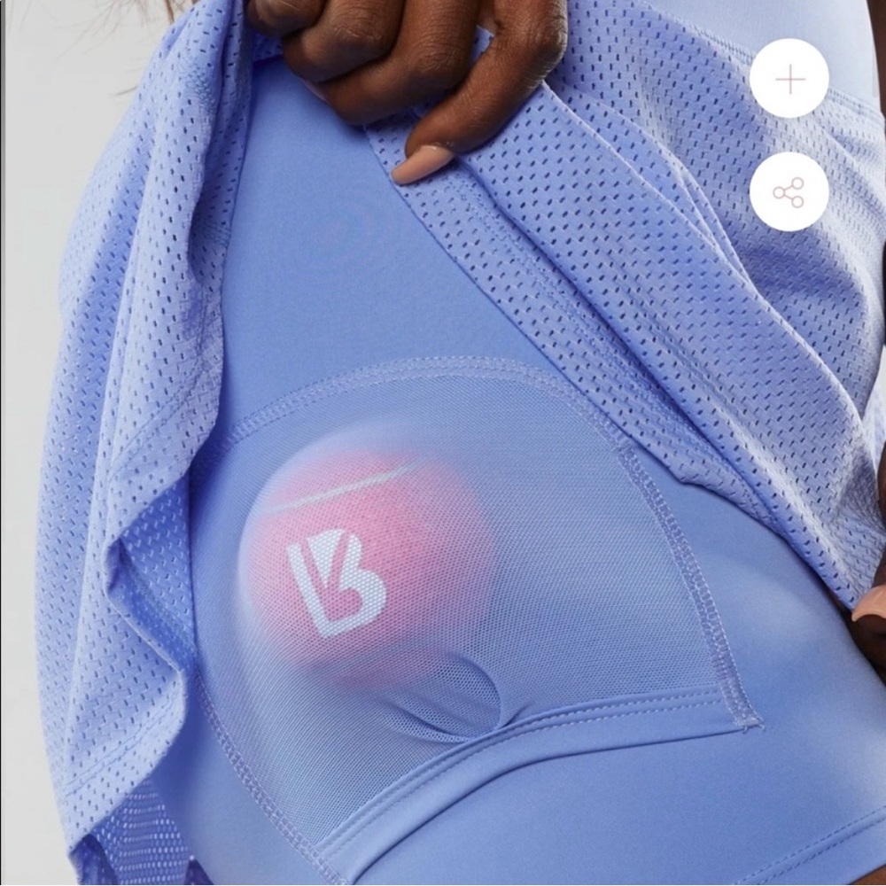 BuffBunny Sky Blue Skater Skirt - Picture 2 of 6